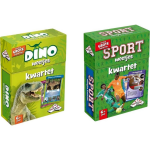 Identity Games Spellenbundel - Kwartet - 2 Stuks - Dino Kwartet & Sport Weetjes Kwartet