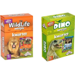 Identity Games Spellenbundel - Kwartet - 2 Stuks - Wildlife Kwartet & Dino Kwartet