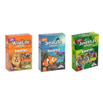 Identity Games Spellenbundel - Kwartet - 3 Stuks - Wildlife Kwartet & Sealife Kwartet & Junglelife Kwartet