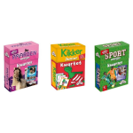 Identity Games Spellenbundel - Kwartet - 3 Stuks - Paarden Kwartet & Kikker Junior Kwartet & Sport Weetjes Kwartet