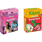 Identity Games Spellenbundel - Kwartet - 2 Stuks - Paarden Kwartet & Kikker Jr. Kwartet