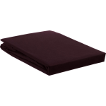 AMBIANTE Hoeslaken Katoen Dark Red-1-persoons (80x200 Cm) - Rood