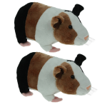 Set Van 2x Stuks Pluche Knuffel Dieren Cavia Van 20 Cm - Knuffel Huisdieren