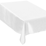 Tafelkleed/tafellaken Satijn Wit 360 X 140 Cm Polyester - Tafellakens