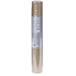 Decoratie Stof/tafelloper Champagne Glitter 28 X 250 Cm - Feesttafelkleden