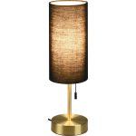 BES LED Led Tafellamp - Tafelverlichting - Trion Jordy - E27 Fitting - Rond - Mat Goud - Aluminium