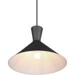 BES LED Led Hanglamp - Trion Ewomi - E27 Fitting - 1-lichts - Rond - Mat - Aluminium - Ø35cm - Zwart