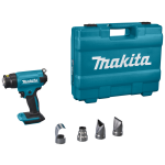 Makita DHG180ZK 18V Li-ion Accu heteluchtpistool body met accessoires in koffer