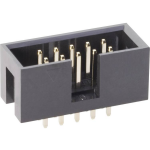BKL Electronic 10120550 Male connector Zonder uitwerphendel Rastermaat: 2.54 mm Totaal aantal polen: 6 Aantal rijen: 2 1 stuk(s)
