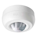 Esylux EB10430909 Opbouw (op muur) Bewegingsmelder (plafond) 360 Â° IP40 - Wit