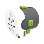 Q2 Power 2.100110 Reisstekker Weltreiseadapter Qdapter USB