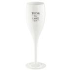 Koziol Champagneglas &apos;Think Less Love More&apos; - Cheers No. 1