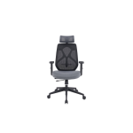 Feel Home - Ergonomische Bureaustoel Verstelbaar/grijs - Zwart