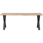 Woood Tablo Tafel met Alkmaar Poot - Eiken - 75x200x90 - Bruin