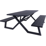 MaximaVida Dex 200 cme aluminium picknicktafel - Noir