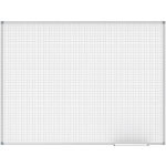 Maul Whiteboard standard (b x h) 1200 mm x 900 mm kunststofgecoat Incl. opbergbakje, Horizontaal- of verticaalformaat - Gris
