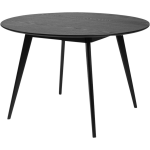 Rowico Home Yumi houten eettafel - Ø 115 cm - Zwart