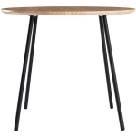 Lisomme Jolijn houten bijzettafel naturel - Ø 55 cm - Bruin