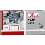 Novus No. 10 SUPER 040-0003 Nietjes 1000 stuk(s) 1.000 stuks/pak Heftcapaciteit: 20 vel (80 g/mÂ²)