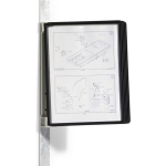 Durable Wandhouder voor bureaustandaard VARIOÂ® MAGNET WALL 5 DIN A4 Aantal meegeleverde displaypanels 5 - Zwart