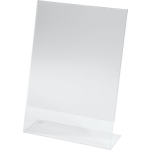 Sigel TA210 Tafelstatief L-vorm Voor papierformaat: DIN A4 Glas (helder) 1 stuk(s)