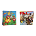 Hasbro Spellenbundel - 2 Stuks - Jakkiebak! Kippenkak! & Risk Junior
