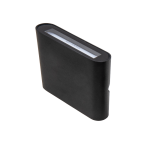 LJ Lamps Stera Wandlamp LED dimbaar 2x346lm 2700k IP54 - Zwart