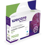 Wecare Gereviseerde inktjet cartridge T7022, één pakket, 2860p, cyan, compatibel met EPSON T7022
