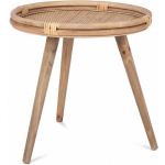 Kidsdepot Bijzettafel mylla - rotan naturel - naturel - Beige