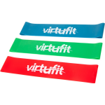 VirtuFit Mini Bands Set - Weerstandsbanden - Fitness Elastieken - 3 stuks - Paars