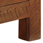 vidaXL Opbergkist 110x30x40 cm massief mangohout - Marrón
