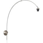 QAZQA Wandlamp bow - Staal - Modern - H 800mm - Plata