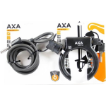 AXA Ringslot Solid Plus &amp; Plug-in kabel 150cm - Zwart