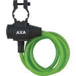 AXA Spiraalslot Zipp 120/8 lime - Groen