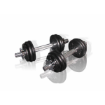 Toorx Fitness Dumbbellset Gietijzer - 2 x 7,5 kg (15 kg) - Zwart