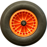 FORT Luchtbandwiel doorsnee 40 band 10 cm kunststof velg - Oranje