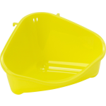 Gebr. de Boon Moderna plastic klein knaagdiertoilet met haak yellow
