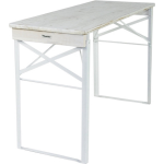 MaximaVida Berlijn 120 cm whitewash inklapbare picknicktafel