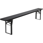 MaximaVida Berlijn 200 cm inklapbare bierbank - Zwart