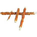 Gebr. de Boon Natuurlijke snack zak a 6 gedraaide stick met kip 12 cm