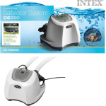 Intex QS500 Krystal Clear zoutwatersysteem - Zwart