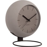 Karlsson - Table clock Nirvana Globe dark warm grey - Grijs
