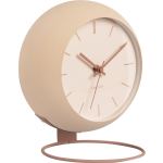 Karlsson - Table clock Nirvana Globe sand brown - Bruin