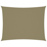 vidaXL Zonnescherm rechthoekig 3x4 m oxford stof - Beige