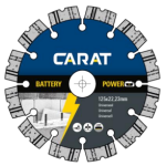 Carat Diamantzaag | Battery power universeel | Ø125x22,23 mm