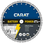 Carat Diamantzaag | Battery power universeel | Ø230x22,23 mm