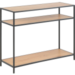 Lisomme Vic houten sidetable naturel - 100 x 35 cm - Bruin