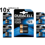 Duracell 10 Stuks (5 Blisters A 2st) - Cr123 Cr123a 3v Lithium Batterij (Duo Pack)