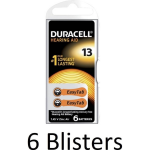 Duracell 36 Stuks (6 Blisters A 6 St) Batterij Da13 Hearing Aid
