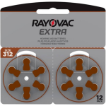 RAYOVAC Extra Hoorbatterijen 312 Bruin 120-pack